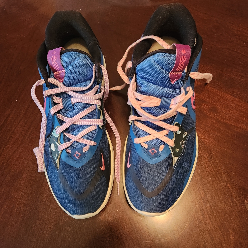 Nike Blue and Pink Athletic Shoes